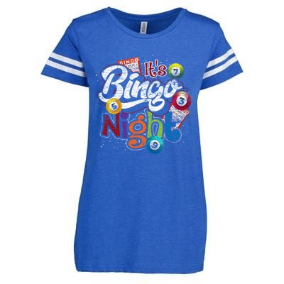 Gambling Lover Gift Its Bingo Night Funny Lottery Bingo Enza Ladies Jersey Football T-Shirt