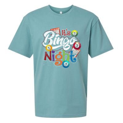 Gambling Lover Gift Its Bingo Night Funny Lottery Bingo Sueded Cloud Jersey T-Shirt