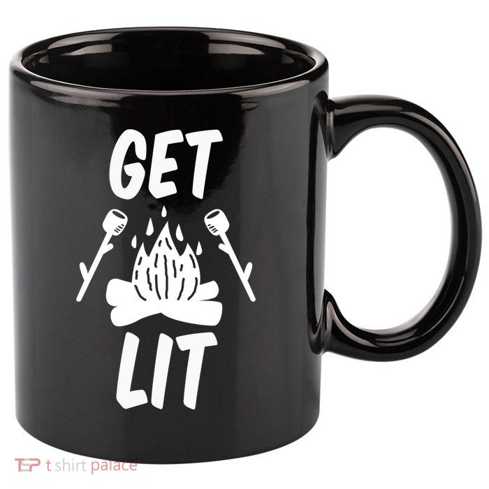 Get Lit Gift 11oz C Handle Ceramic Mug