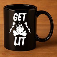 Get Lit Gift 11oz C Handle Ceramic Mug