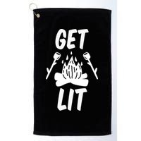 Get Lit Gift Golf Towel