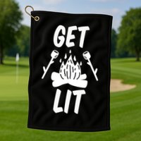 Get Lit Gift Golf Towel