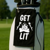 Get Lit Gift Golf Towel