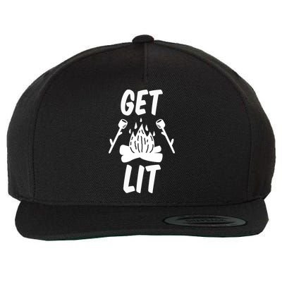 Get Lit Gift Wool Snapback Cap