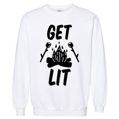 Get Lit Gift Garment-Dyed Sweatshirt