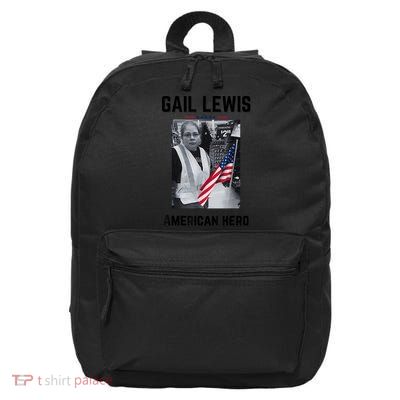 Gail Lewis Gail Lewis We Salute You The End American Hero 16 in Basic Backpack