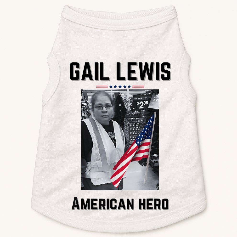 Gail Lewis Gail Lewis We Salute You The End American Hero Doggie Tank