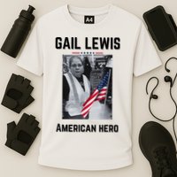 Gail Lewis Gail Lewis We Salute You The End American Hero Cooling Performance Crew T-Shirt