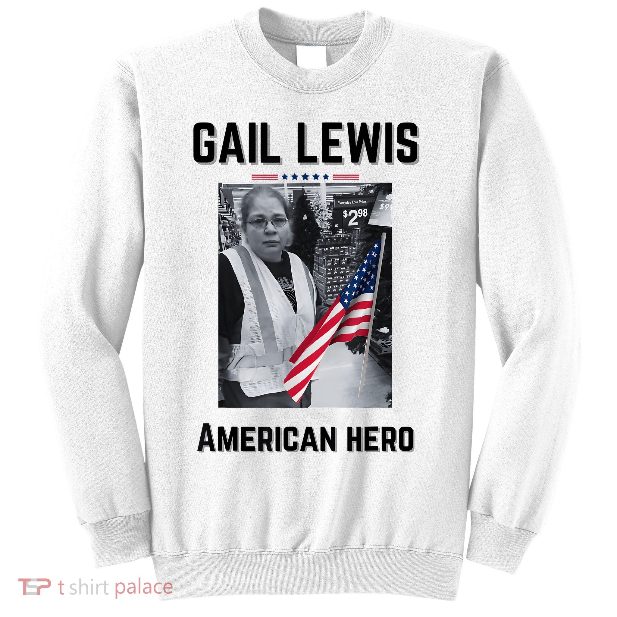 Gail Lewis Gail Lewis We Salute You The End American Hero Sweatshirt