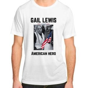 Gail Lewis Gail Lewis We Salute You The End American Hero Adult ChromaSoft Performance T-Shirt