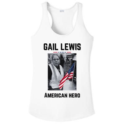 Gail Lewis Gail Lewis We Salute You The End American Hero Ladies PosiCharge Competitor Racerback Tank
