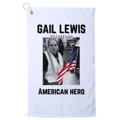 Gail Lewis Gail Lewis We Salute You The End American Hero Golf Towel