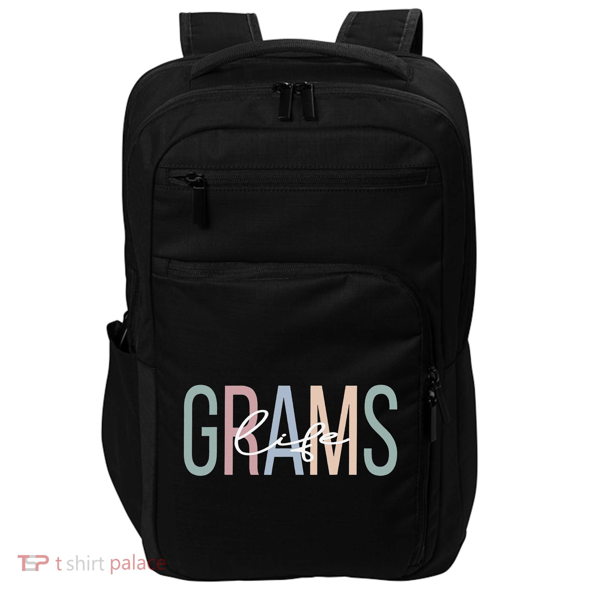 Grams Life Grams Grandma Boho Grams Grandmother Impact Tech Backpack