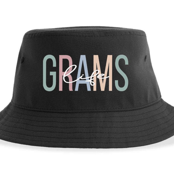 Grams Life Grams Grandma Boho Grams Grandmother Sustainable Bucket Hat