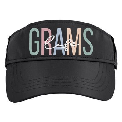 Grams Life Grams Grandma Boho Grams Grandmother Adult Drive Performance Visor