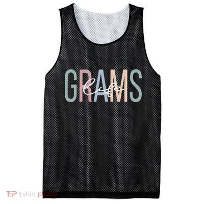 Grams Life Grams Grandma Boho Grams Grandmother Mesh Reversible Basketball Jersey Tank
