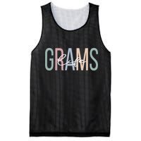 Grams Life Grams Grandma Boho Grams Grandmother Mesh Reversible Basketball Jersey Tank