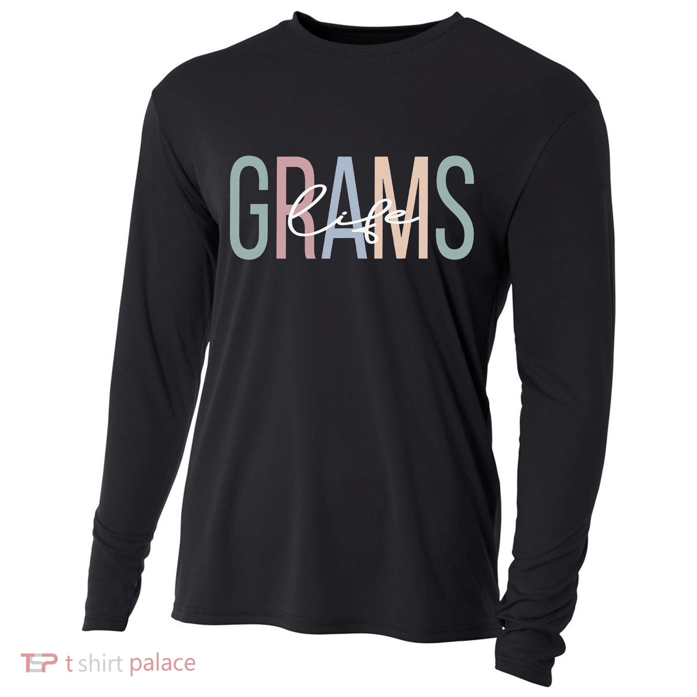 Grams Life Grams Grandma Boho Grams Grandmother Cooling Performance Long Sleeve Crew