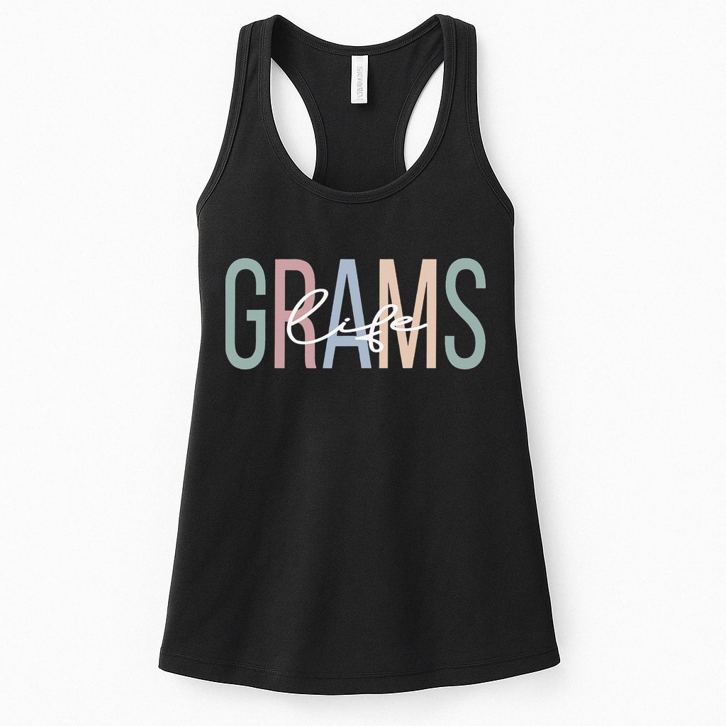 Grams Life Grams Grandma Boho Grams Grandmother Womens Tank Top