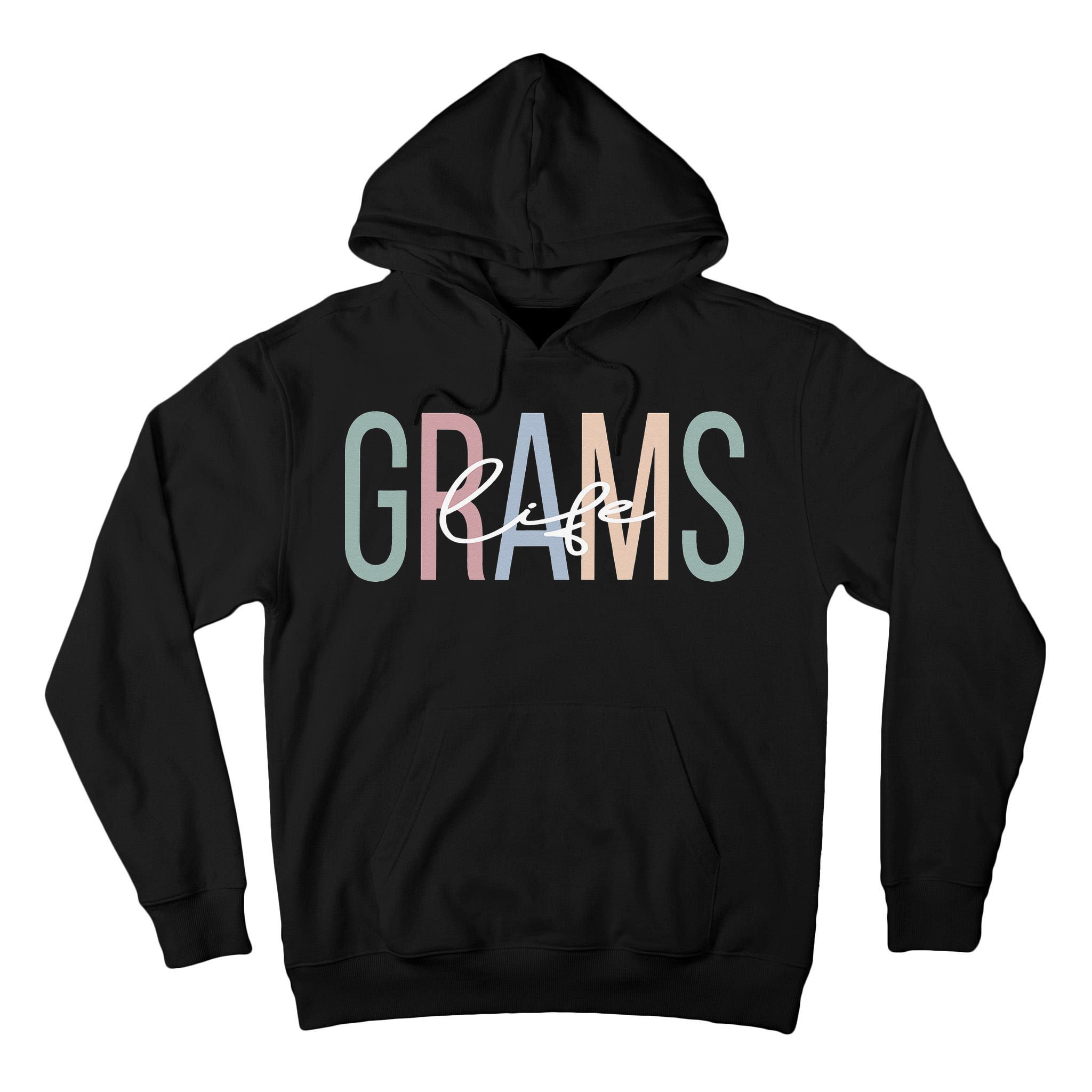 Grams Life Grams Grandma Boho Grams Grandmother Tall Hoodie