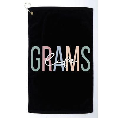 Grams Life Grams Grandma Boho Grams Grandmother Golf Towel