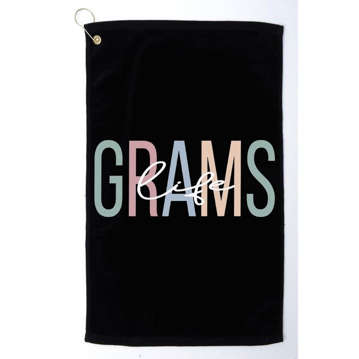 Grams Life Grams Grandma Boho Grams Grandmother Golf Towel