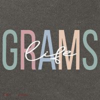 Grams Life Grams Grandma Boho Grams Grandmother Cotton Canvas Backpack