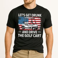 Golfer Lets Get Drunk And Drive The Golf Cart Golf Player Performance Shirt