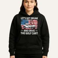 Golfer Lets Get Drunk And Drive The Golf Cart Golf Player Hoodie