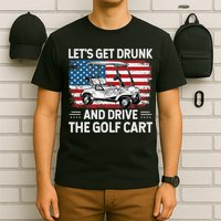 Golfer Lets Get Drunk And Drive The Golf Cart Golf Player T-Shirt