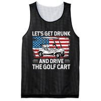 Golfer Lets Get Drunk And Drive The Golf Cart Golf Player Mesh Reversible Basketball Jersey Tank