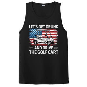 Golfer Lets Get Drunk And Drive The Golf Cart Golf Player PosiCharge Competitor Tank