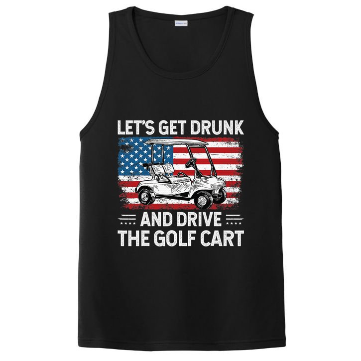 Golfer Lets Get Drunk And Drive The Golf Cart Golf Player PosiCharge Competitor Tank