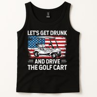 Golfer Lets Get Drunk And Drive The Golf Cart Golf Player Tank Top