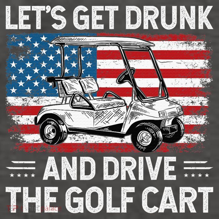 Golfer Lets Get Drunk And Drive The Golf Cart Golf Player Vector Backpack
