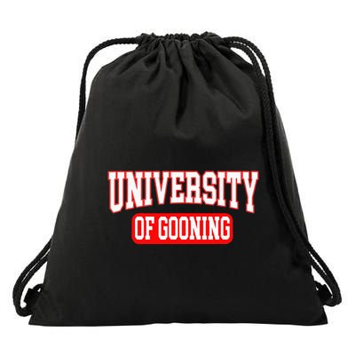 Gooning Looksmaxxing Drawstring Bag