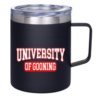Gooning Looksmaxxing 12oz Stainless Steel Coffee Mug