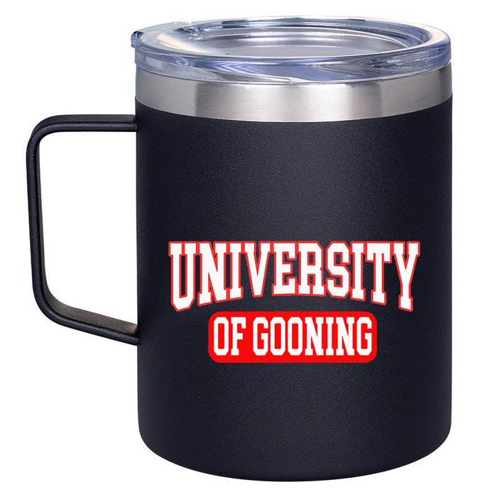 Gooning Looksmaxxing 12oz Stainless Steel Coffee Mug