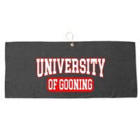 Gooning Looksmaxxing Large Microfiber Waffle Golf Towel