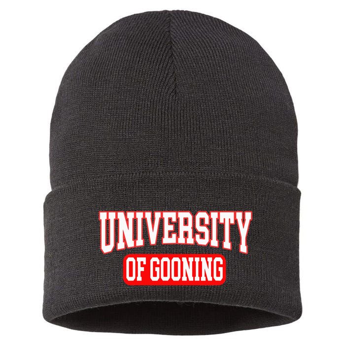 Gooning Looksmaxxing Sustainable Knit Beanie