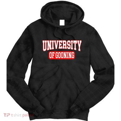 Gooning Looksmaxxing Tie Dye Hoodie