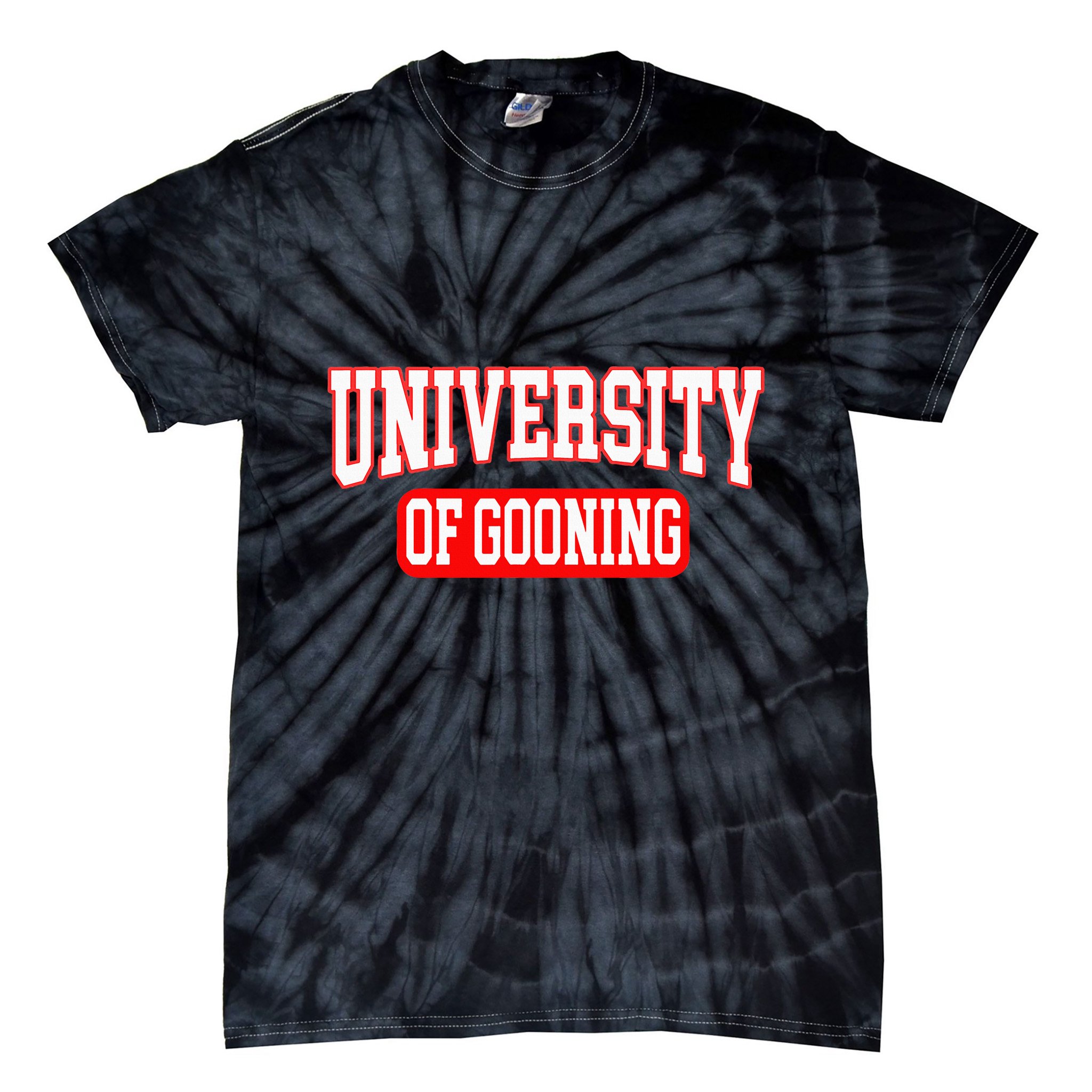 Gooning Looksmaxxing Tie-Dye T-Shirt