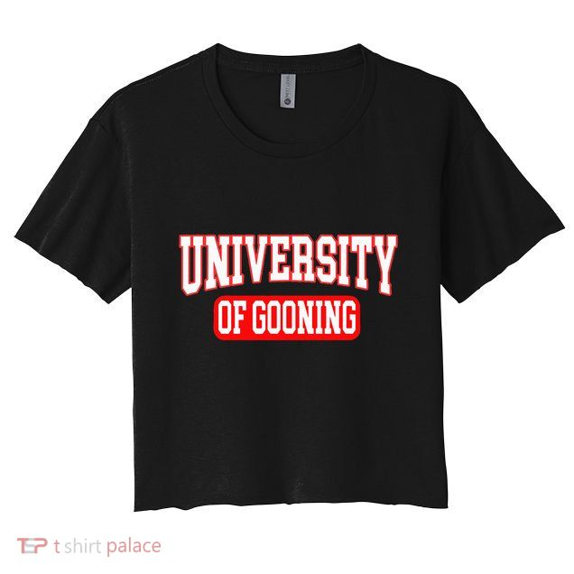 Gooning Looksmaxxing Crop Top