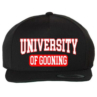 Gooning Looksmaxxing Wool Snapback Cap