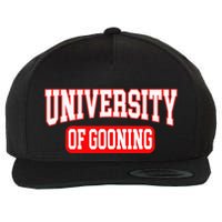 Gooning Looksmaxxing Wool Snapback Cap