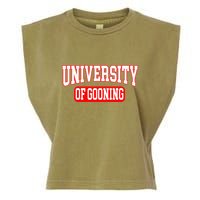 Gooning Looksmaxxing Garment-Dyed Women's Muscle Tee