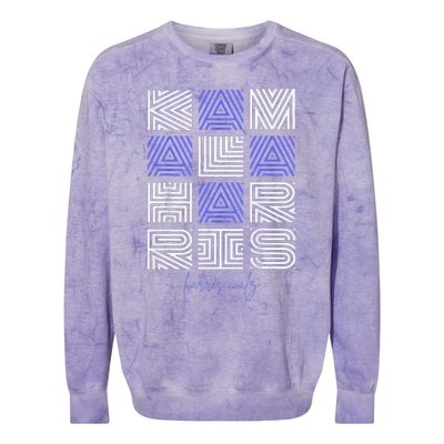 Geometry Lettering Colorblast Crewneck Sweatshirt