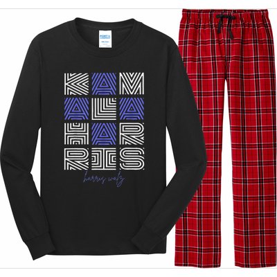 Geometry Lettering Long Sleeve Pajama Set