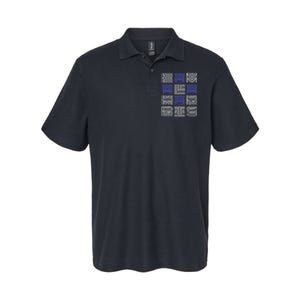 Geometry Lettering Softstyle Adult Sport Polo