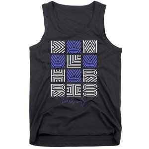 Geometry Lettering Tank Top